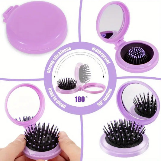 2in1 Hairbrush&Mirror