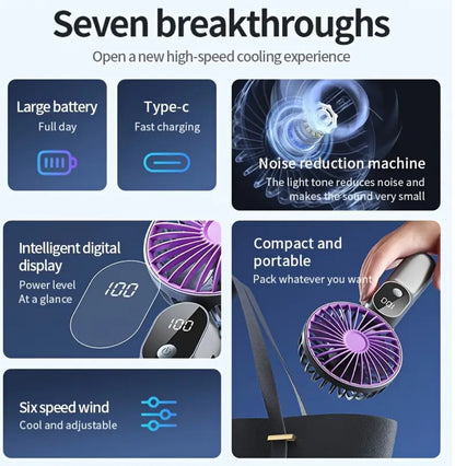 Mini Portable Travel Fan