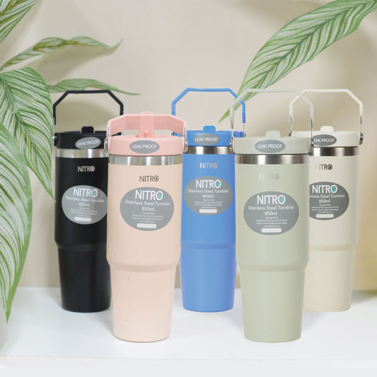 Stainless Steel 850ml Large Capacity Tumbler Cup Thermos Travel